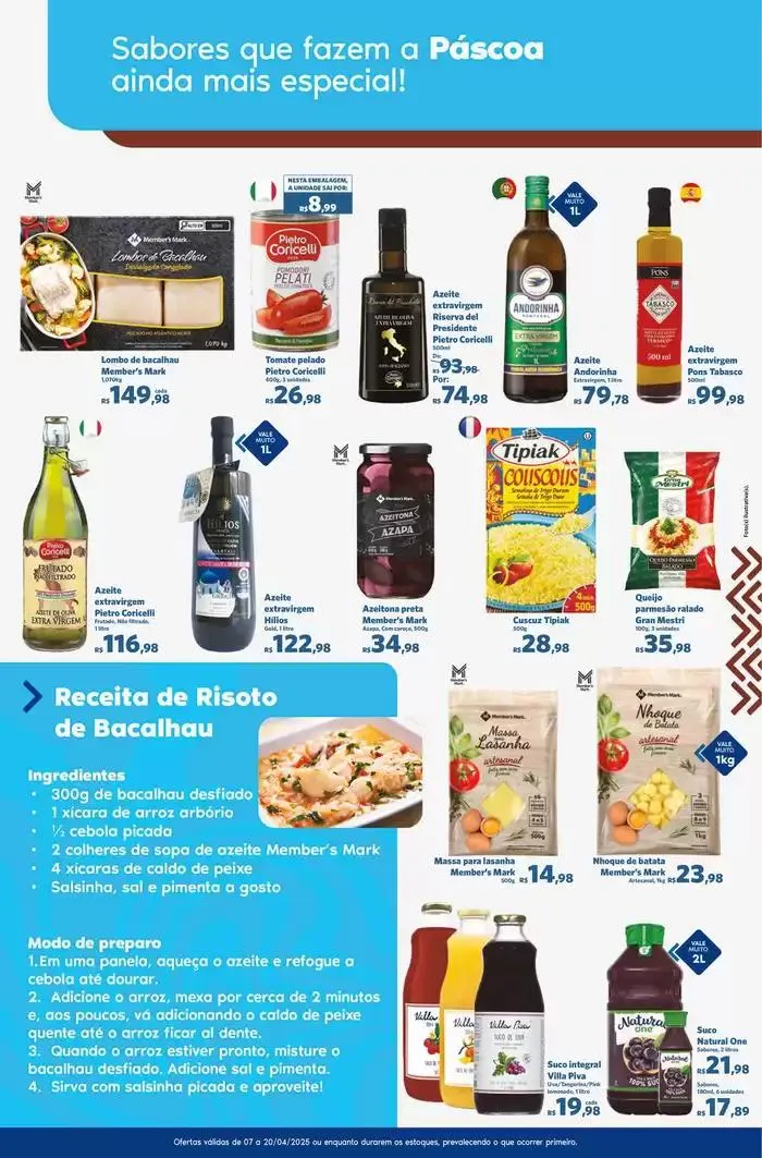 Encarte de OFERTAS PASCOA FASE 3 7 de abril até 20 de abril 2025 - Pagina 2