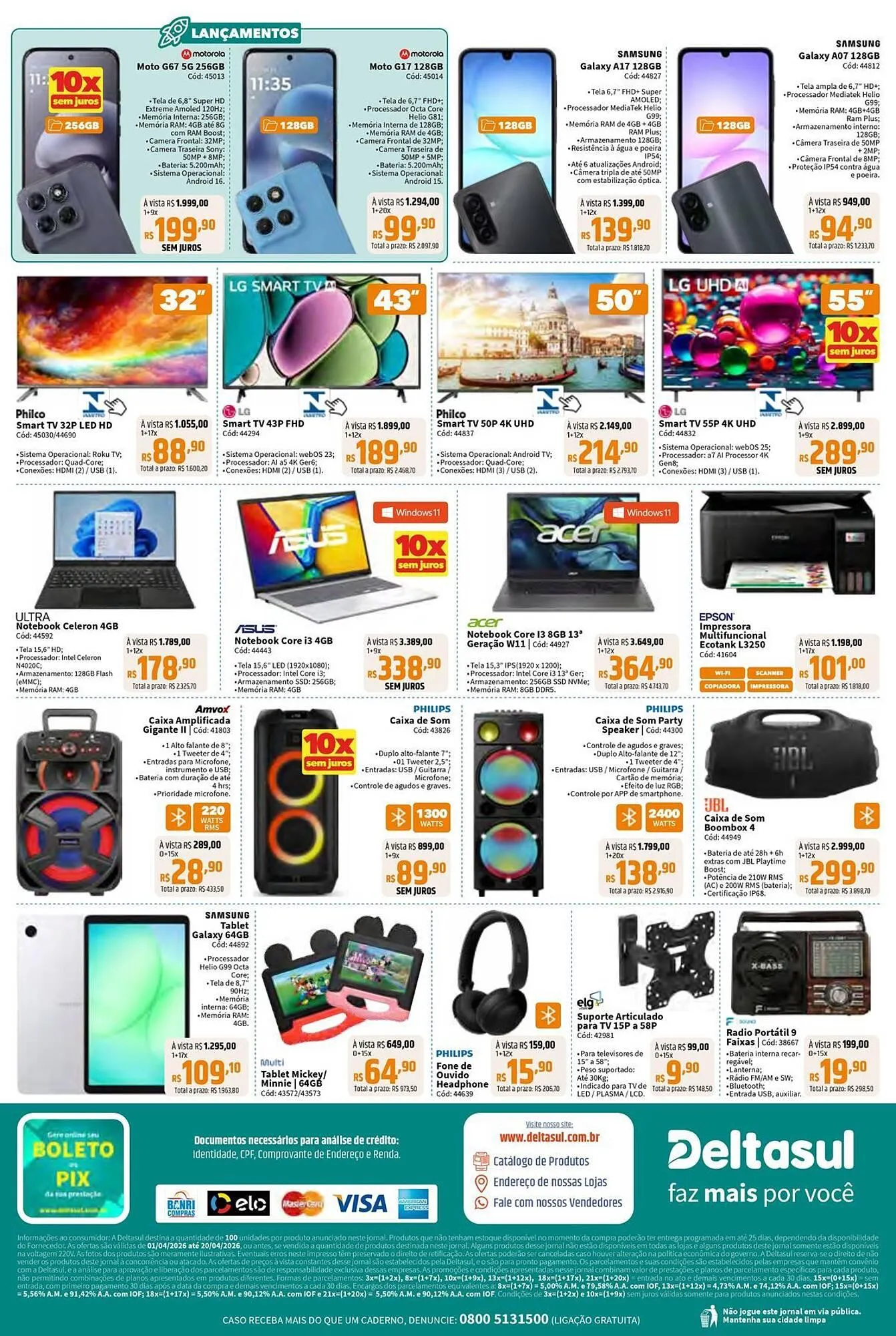 Encarte de Folheto Deltasul 1 de abril até 20 de abril 2026 - Pagina 8