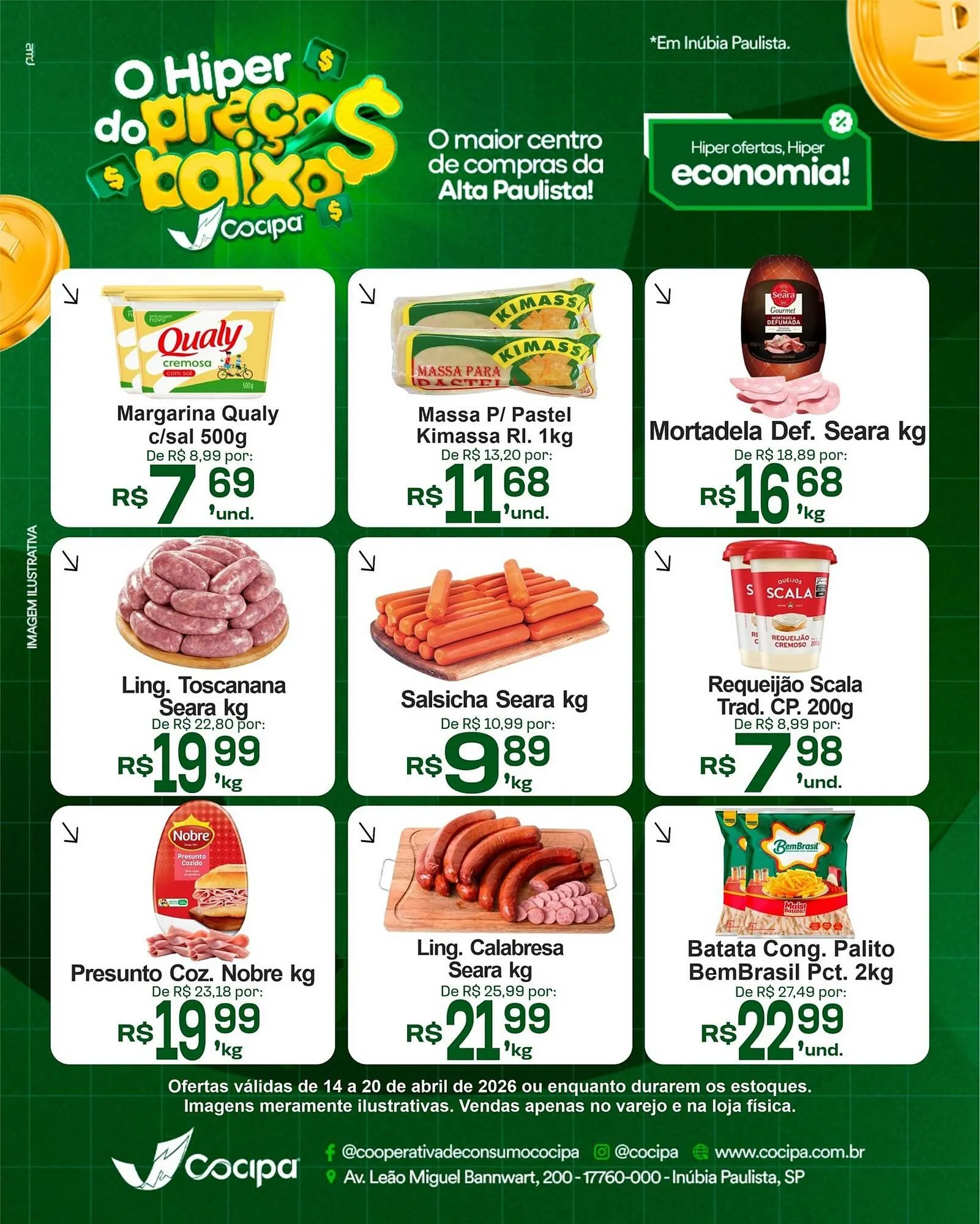 Encarte de Catálogo Cocipa 14 de abril até 20 de abril 2026 - Pagina 1