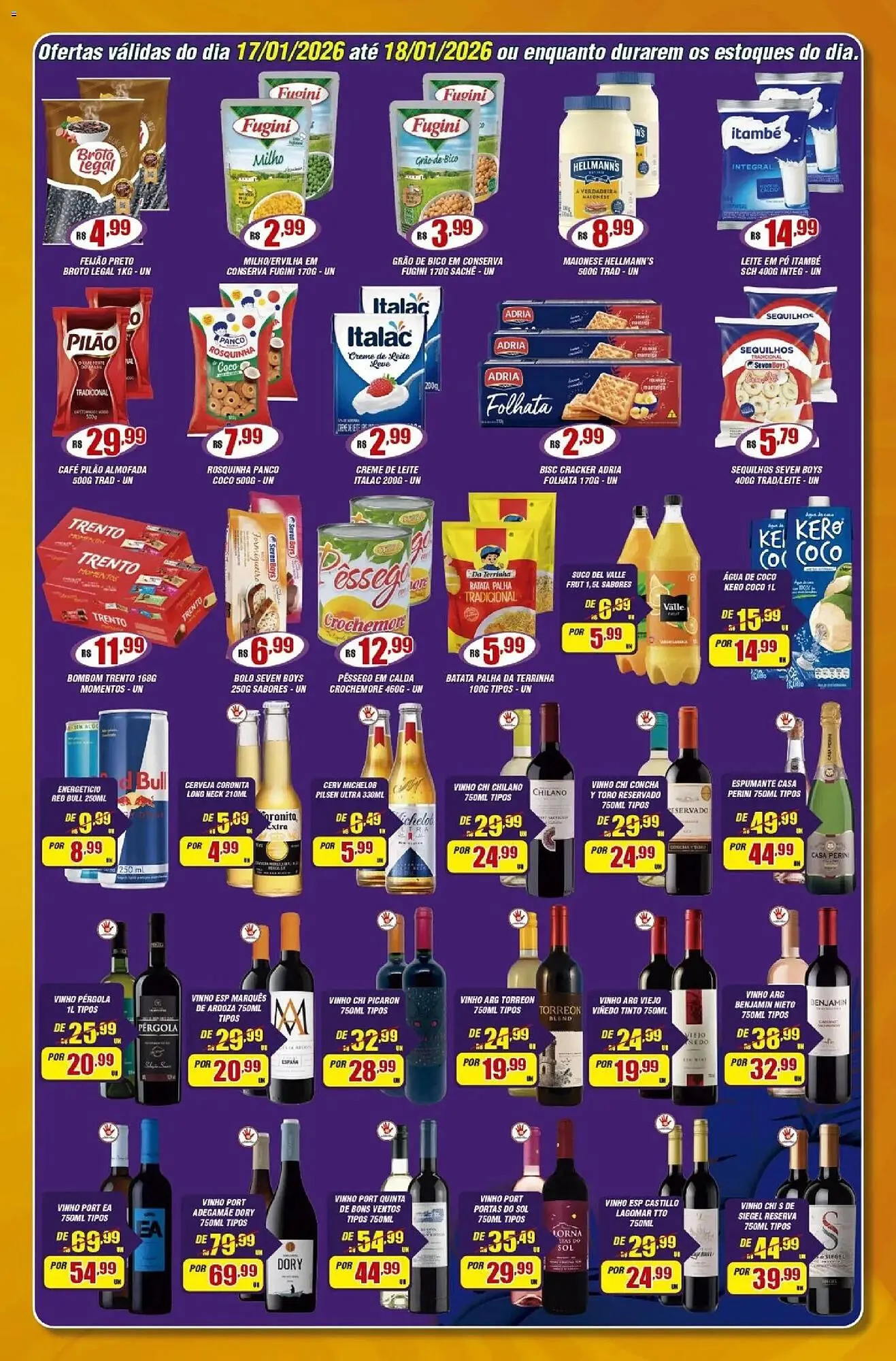 Encarte de Catálogo Violeta Supermercados 17 de janeiro até 19 de janeiro 2026 - Pagina 3
