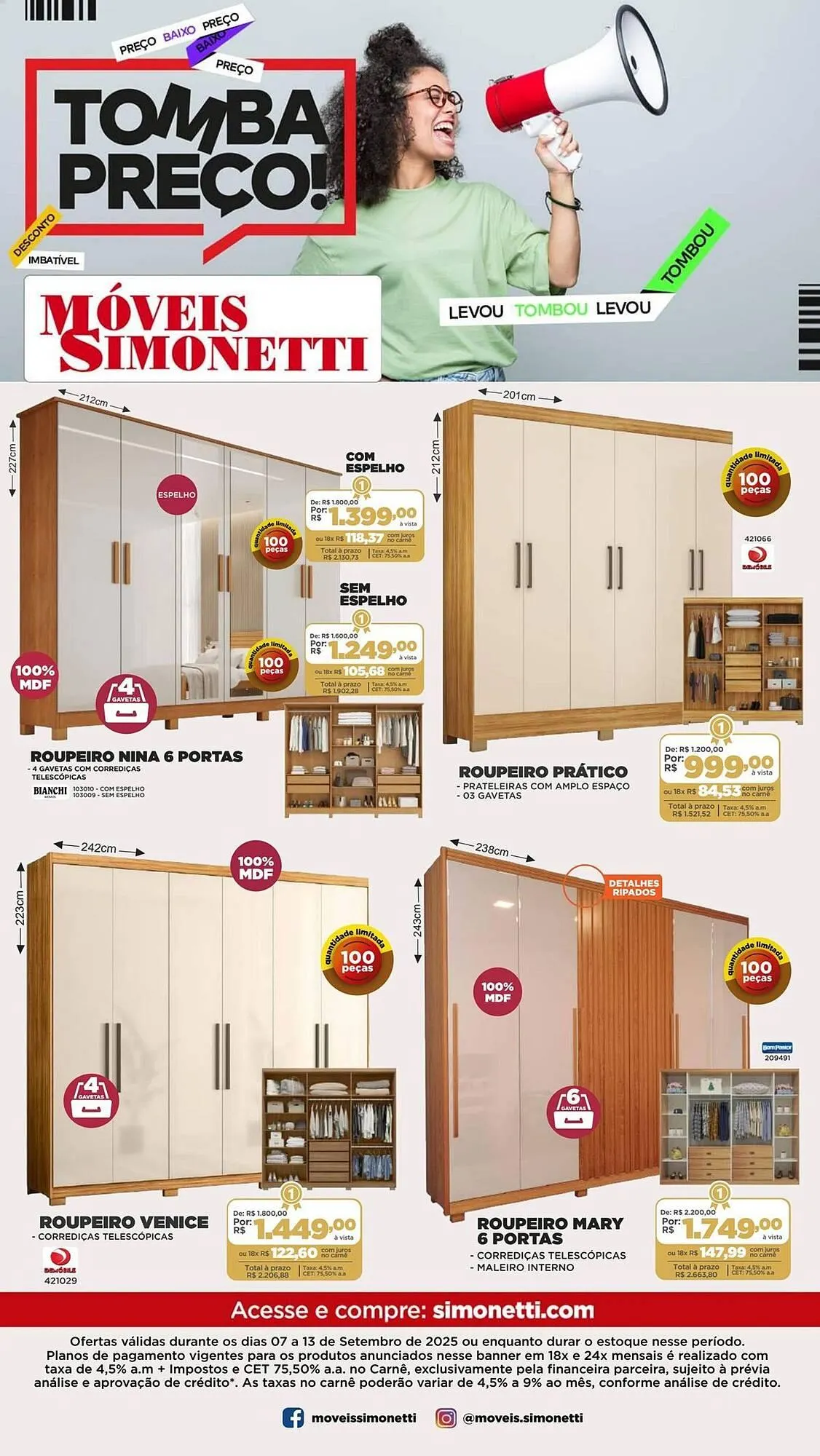 Encarte de Catálogo Móveis Simonetti 8 de setembro até 13 de setembro 2025 - Pagina 2