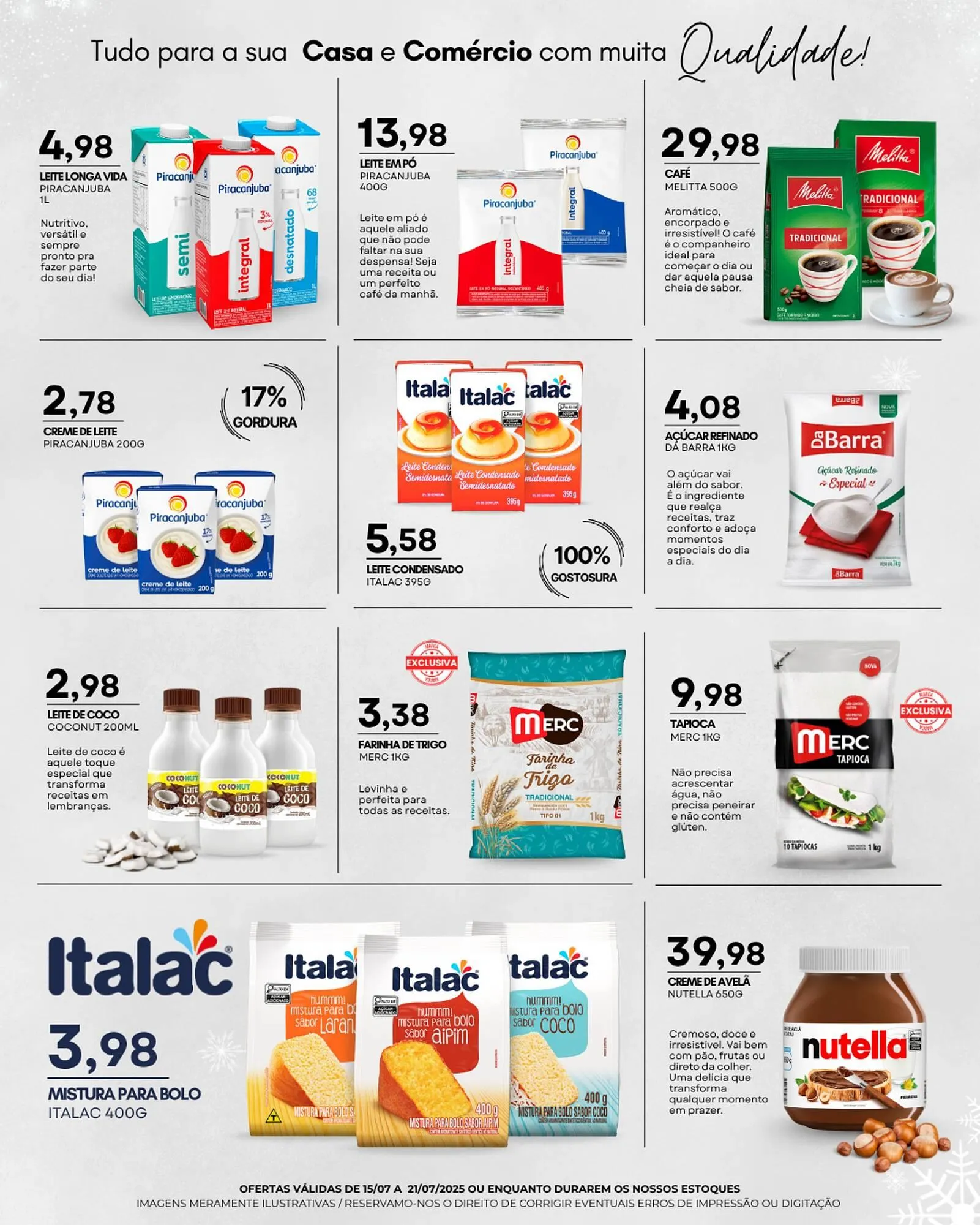 Encarte de Catálogo Mercadão Atacadista 15 de julho até 21 de julho 2025 - Pagina 11