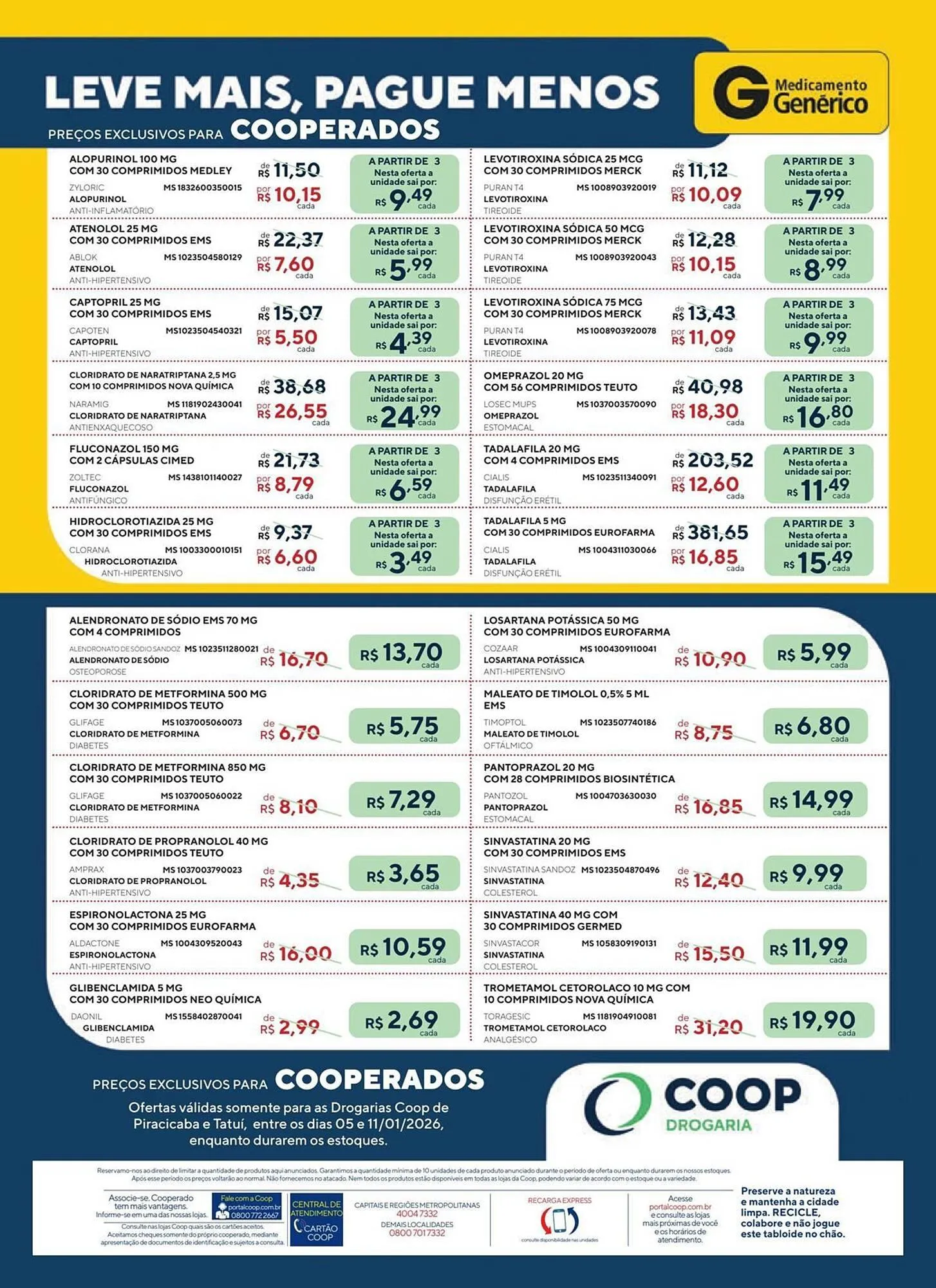 Encarte de Catálogo Drogaria Coop 5 de janeiro até 11 de janeiro 2026 - Pagina 2