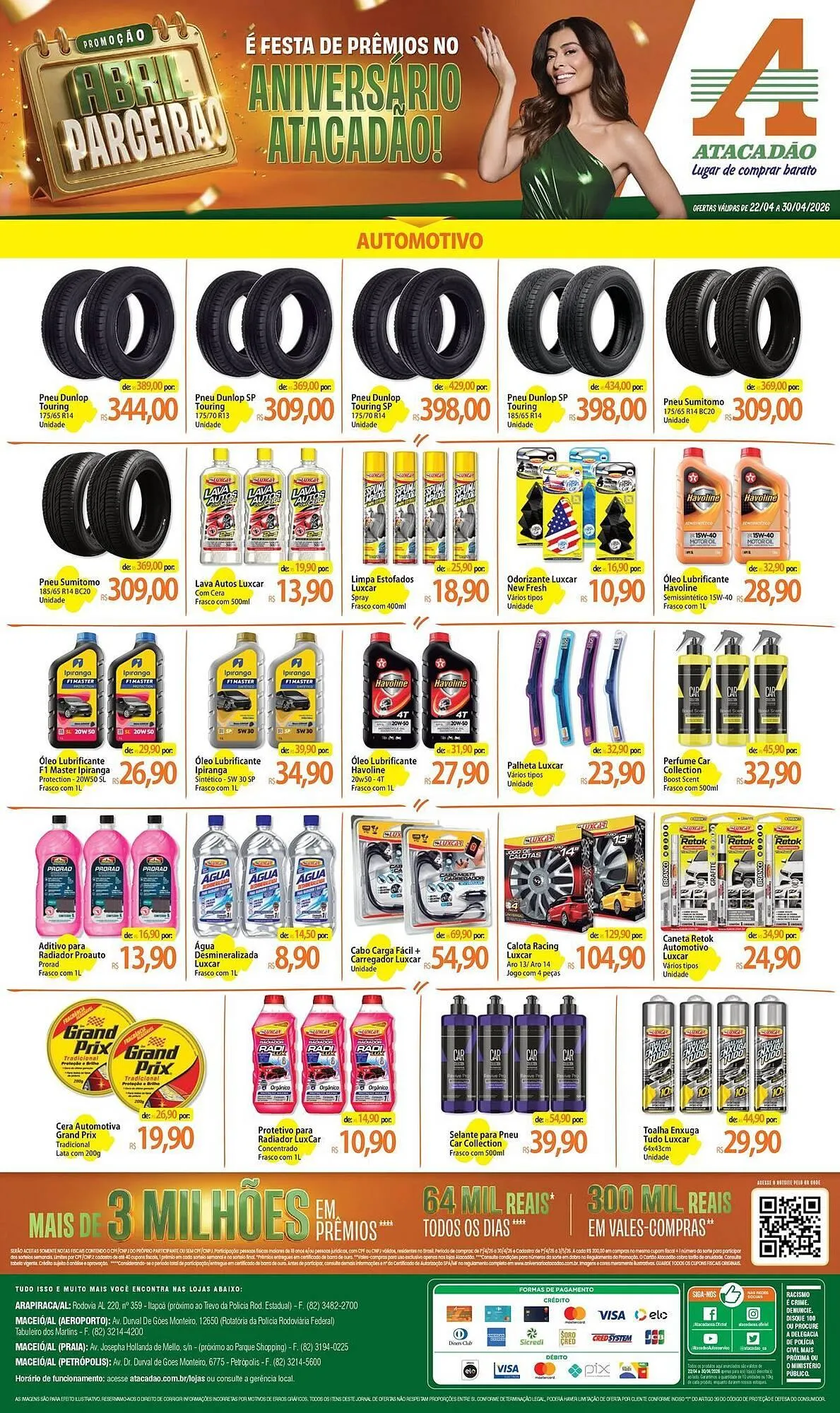 Encarte de Folheto Atacadão 22 de abril até 30 de abril 2026 - Pagina 1