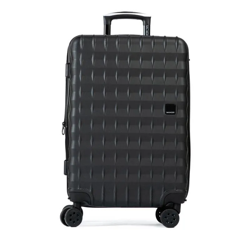 Mala Média ABS 4 Rodas Street Preta