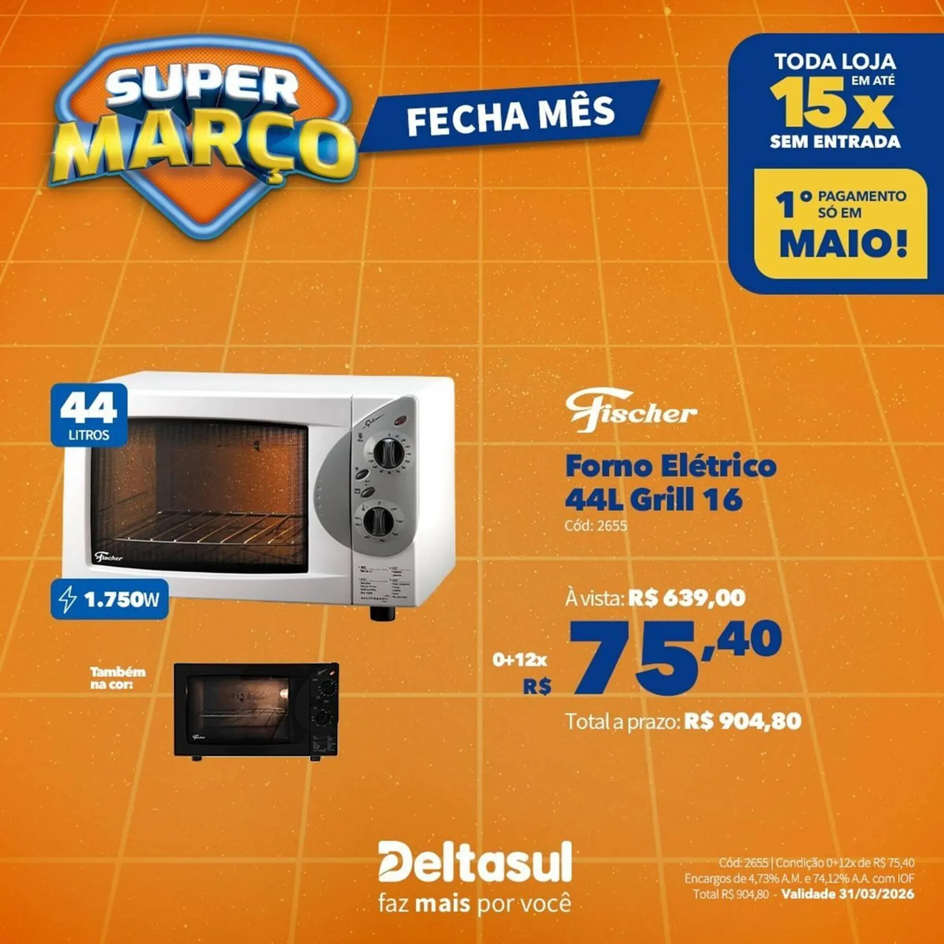 Encarte de Folheto Deltasul 27 de março até 31 de março 2026 - Pagina 1