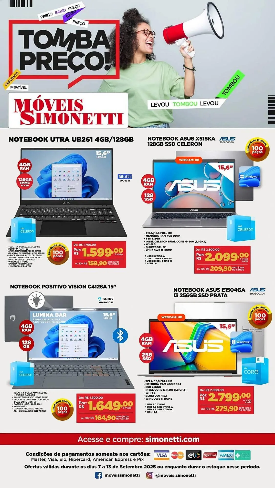 Encarte de Catálogo Móveis Simonetti 8 de setembro até 13 de setembro 2025 - Pagina 64