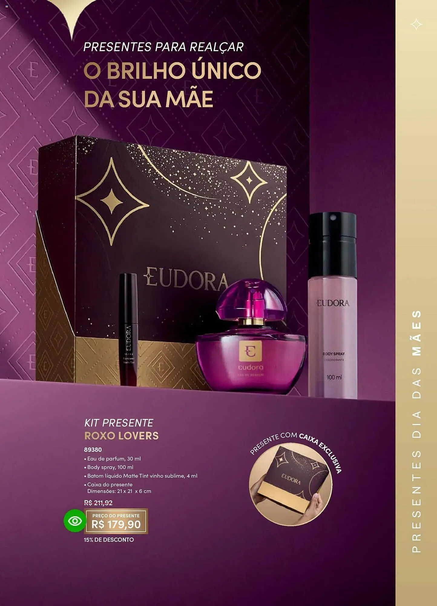 Encarte de Catálogo Eudora 11 de março até 10 de abril 2026 - Pagina 15