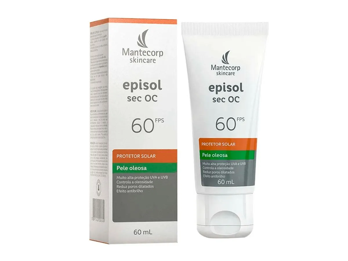 Protetor Solar Facial Episol Sec OC FPS60 60ml