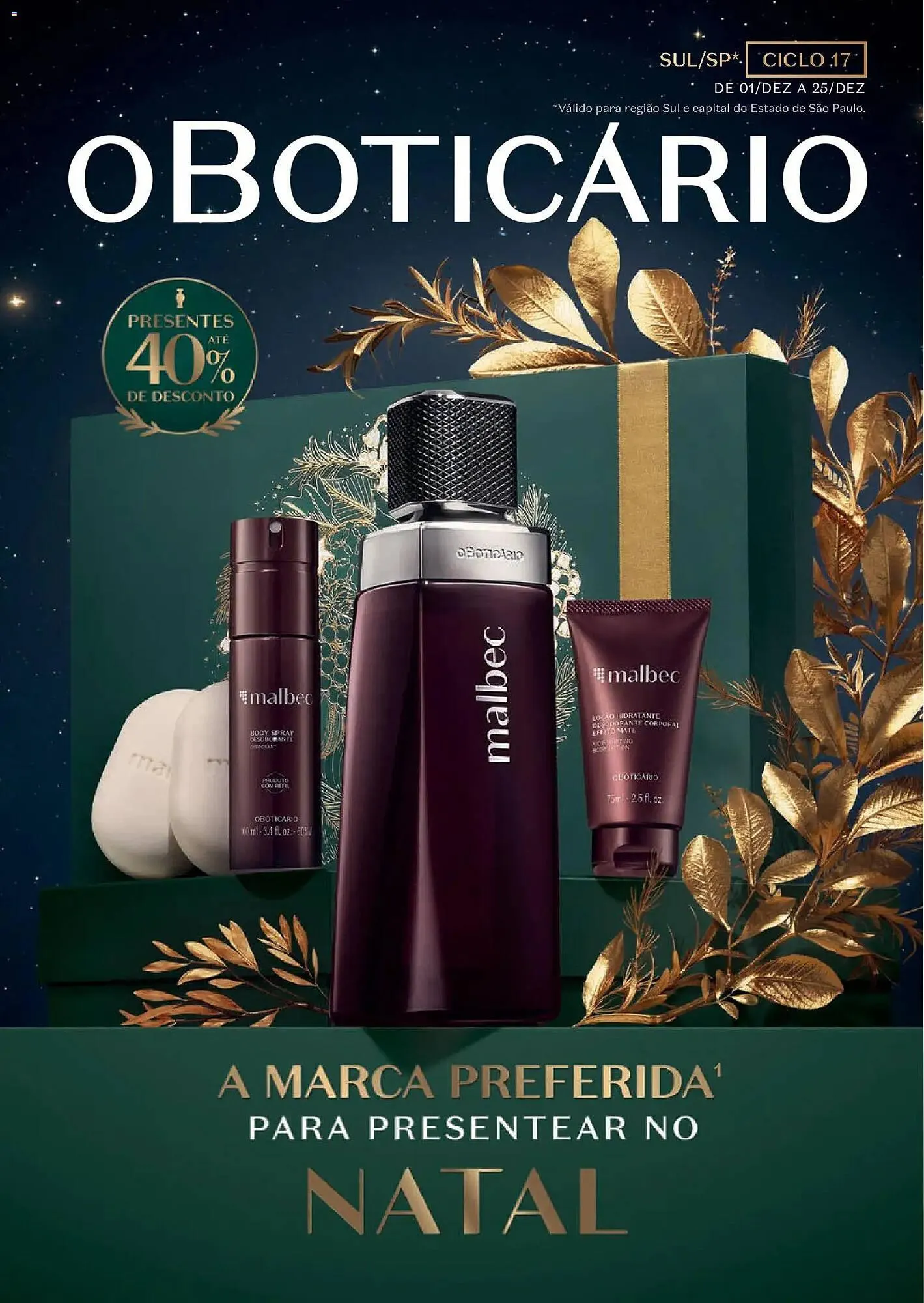 Encarte de Catálogo O Boticário 1 de dezembro até 26 de dezembro 2025 - Pagina 1