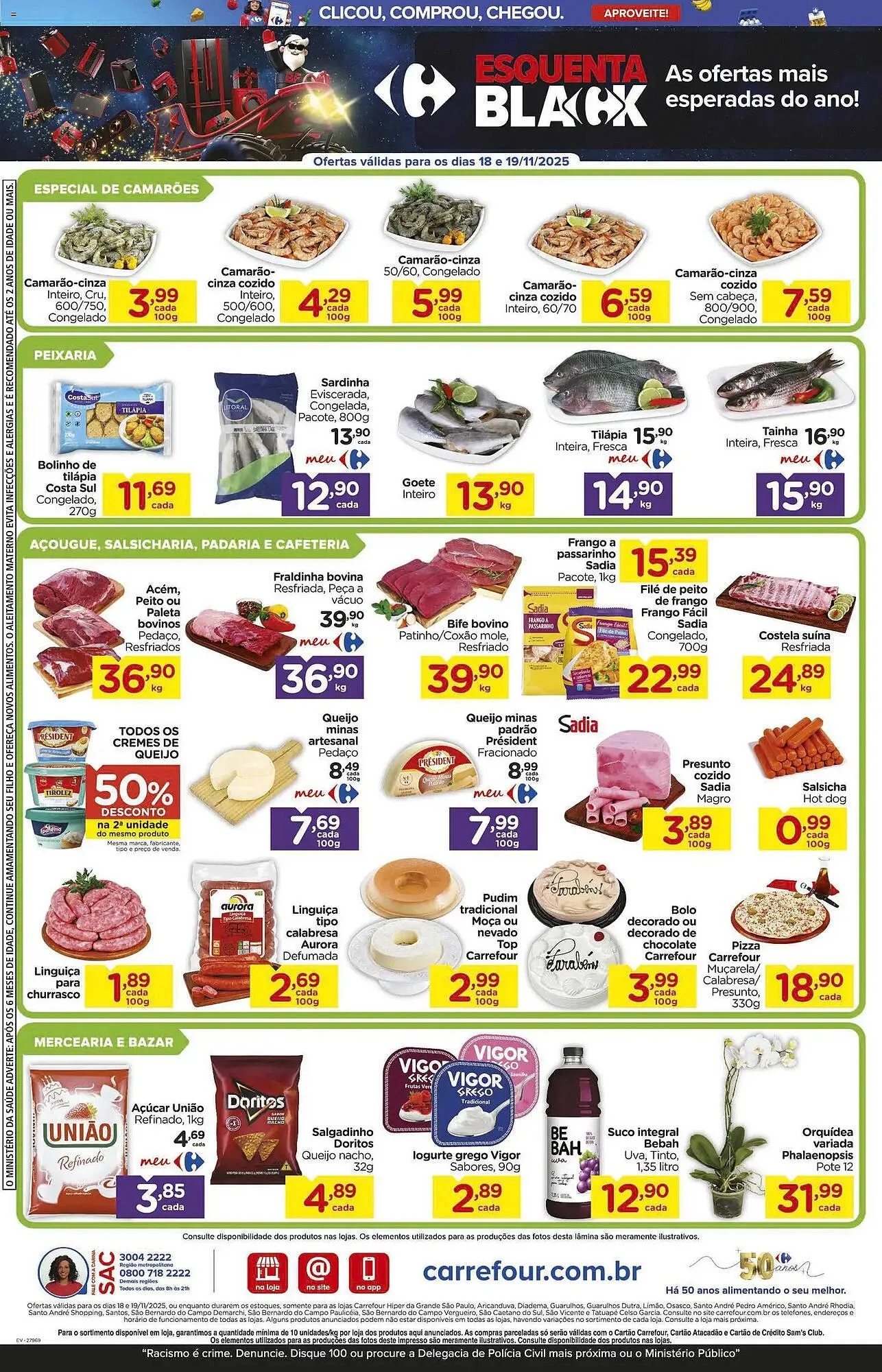 Encarte de Folheto Carrefour 18 de novembro até 19 de novembro 2025 - Pagina 2