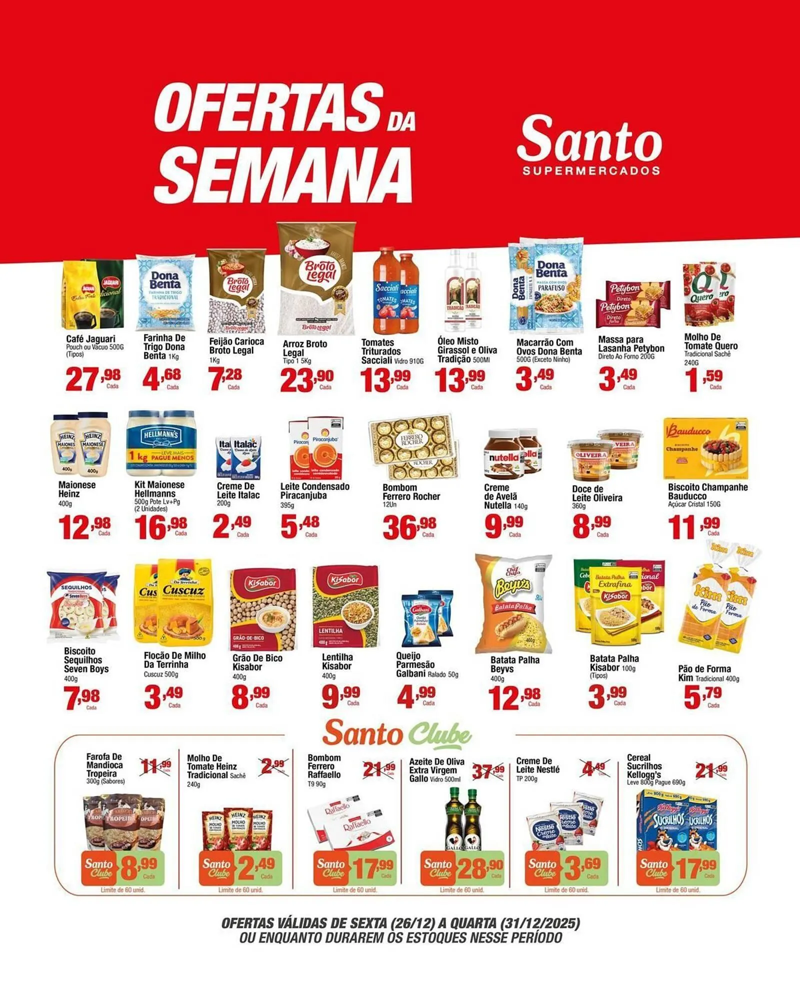 Encarte de Catálogo Santo Supermercados 26 de dezembro até 31 de dezembro 2025 - Pagina 3