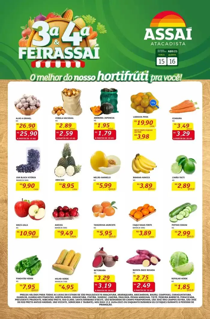 Encarte de Ofertas especiais atraentes para todos 15 de abril até 16 de abril 2025 - Pagina 1