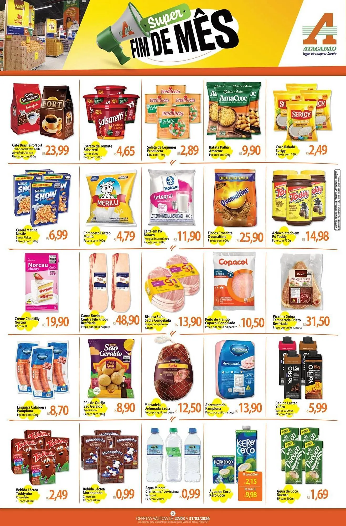 Encarte de Folheto Atacadão 30 de março até 31 de março 2026 - Pagina 2