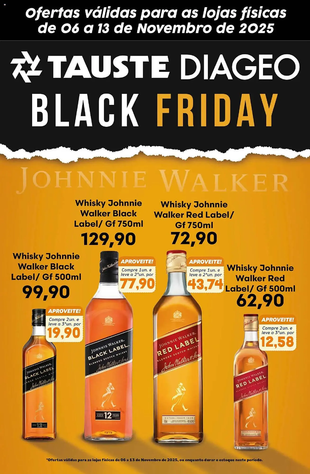 Encarte de Catálogo Supermercados Tauste 6 de novembro até 13 de novembro 2025 - Pagina 1