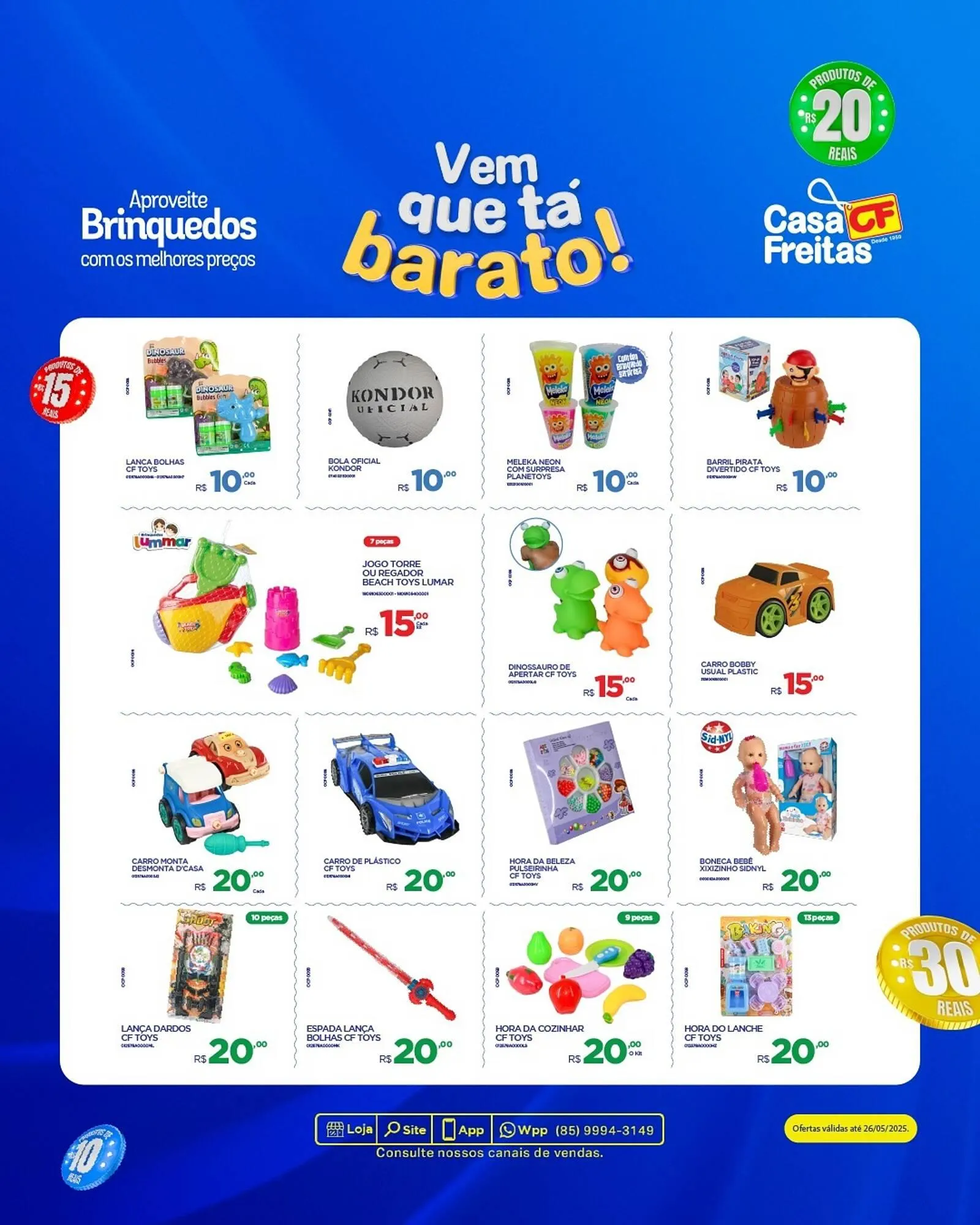 Encarte de Catálogo Casa Freitas 7 de abril até 26 de maio 2025 - Pagina 1