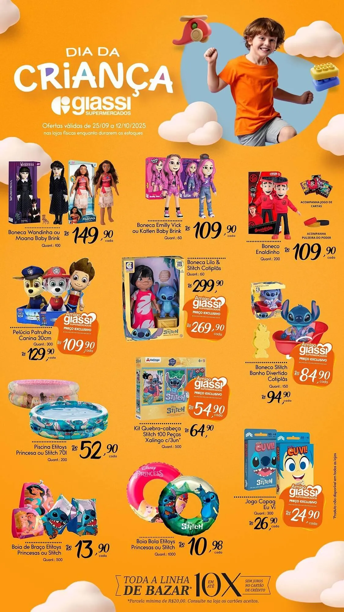 Encarte de Encarte Giassi Supermercados 25 de setembro até 12 de outubro 2025 - Pagina 1