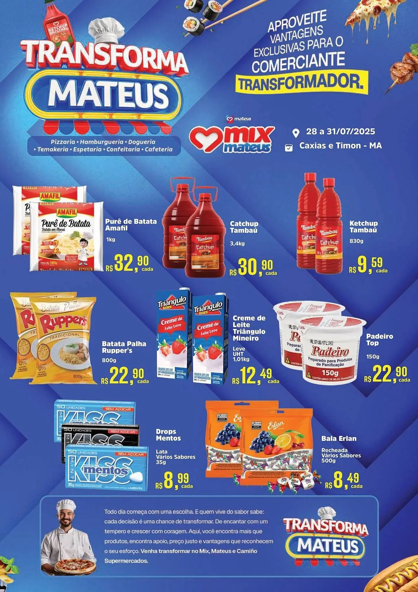 Encarte de Catálogo Supermercados Mateus 28 de julho até 31 de julho 2025 - Pagina 3