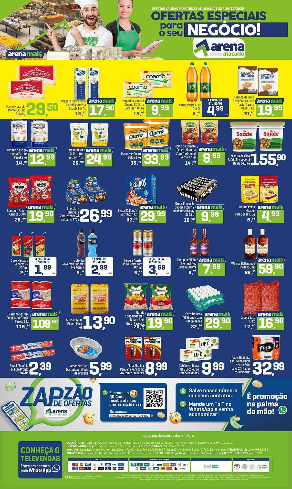 Encarte de Folheto Arena Atacado 22 de dezembro até 24 de dezembro 2025 - Pagina 1