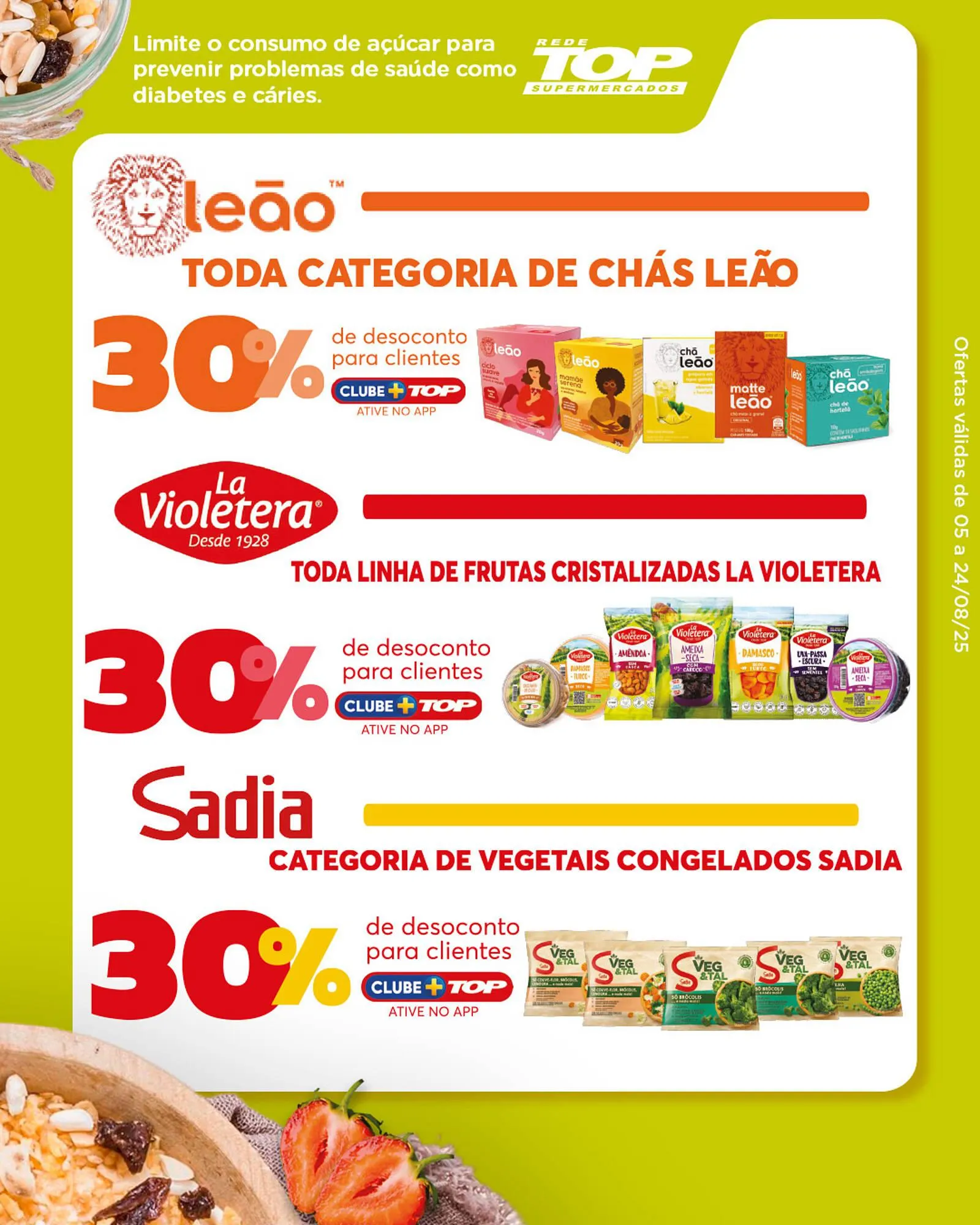 Encarte de Catálogo Rede Top 5 de agosto até 24 de agosto 2025 - Pagina 4