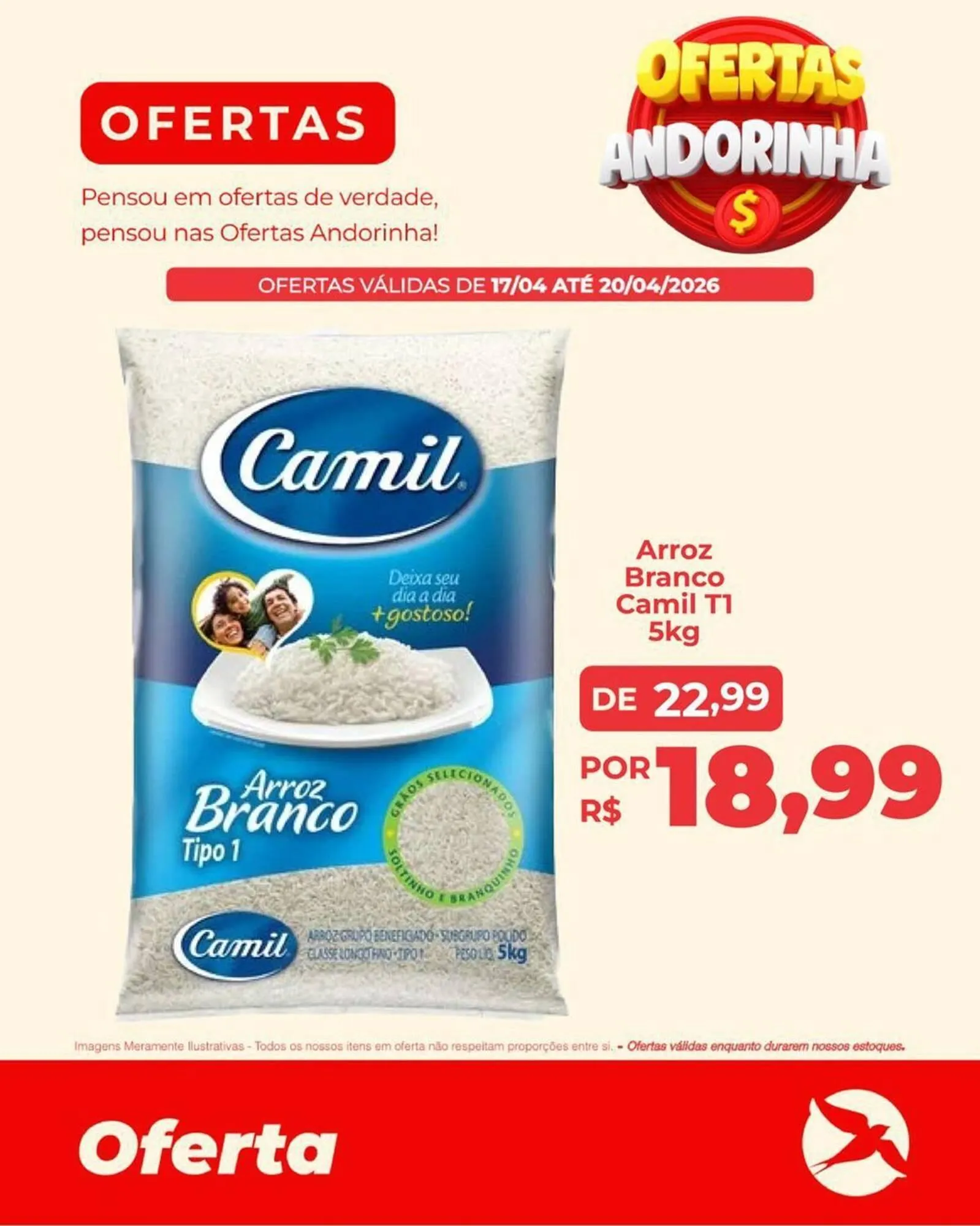 Encarte de Folheto Andorinha Hipermercado 17 de abril até 20 de abril 2026 - Pagina 1