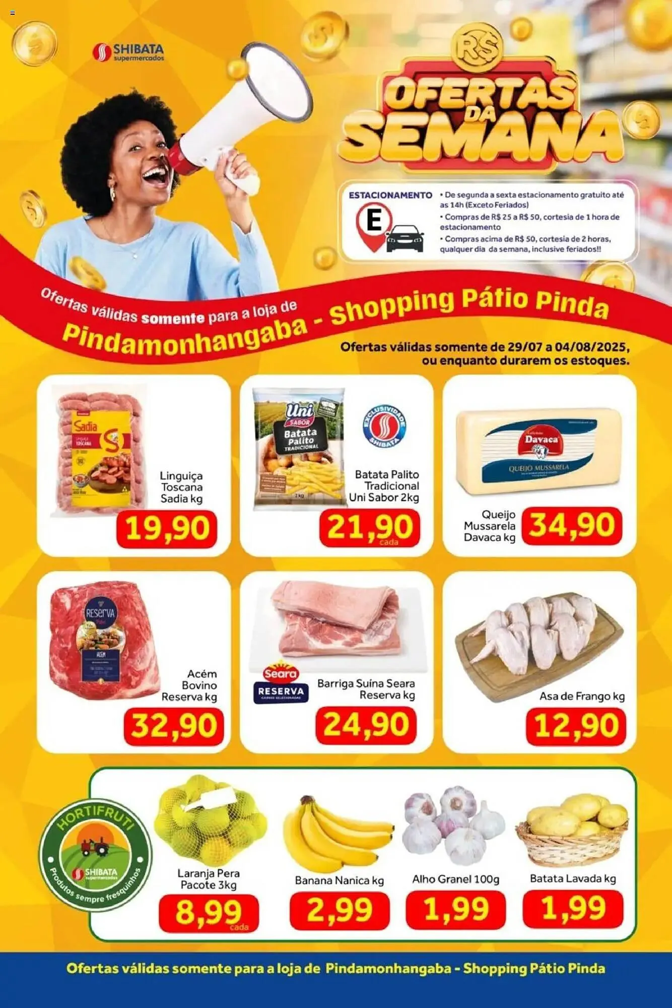 Encarte de Catálogo Shibata Supermercados 29 de julho até 4 de agosto 2025 - Pagina 1