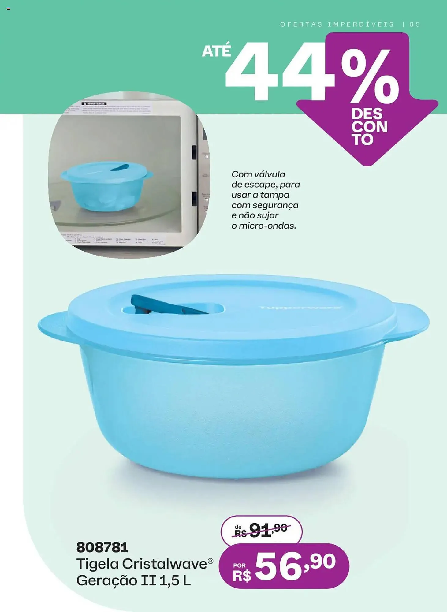 Encarte de Catálogo Tupperware 19 de maio até 16 de junho 2025 - Pagina 85