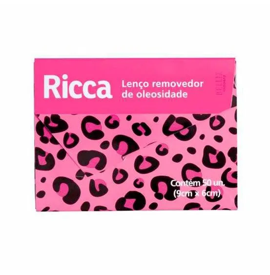 Folhas Removedoras De Oleosidade Ricca c/50un