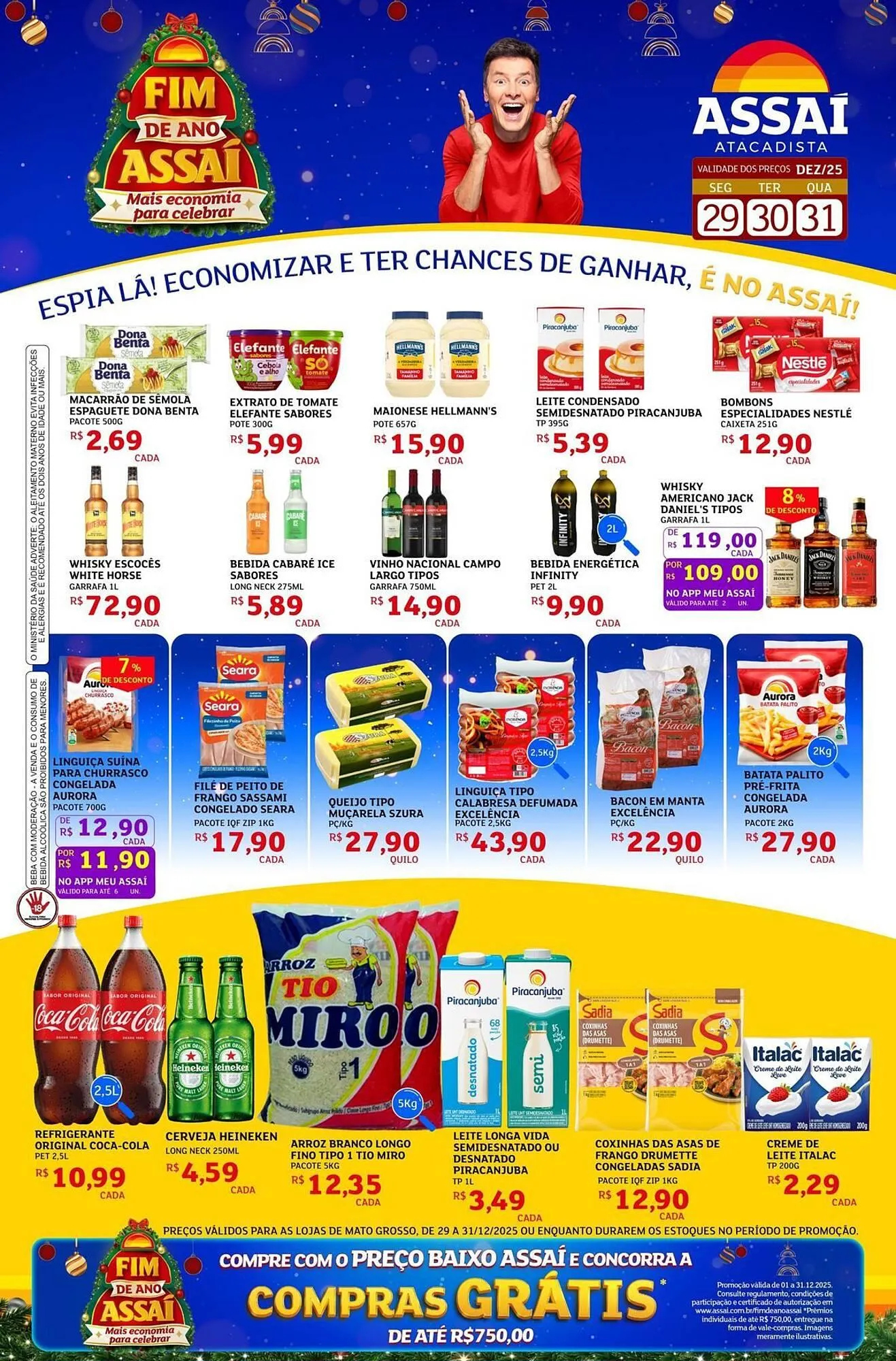 Encarte de Encarte Assaí Atacadista 29 de dezembro até 31 de dezembro 2025 - Pagina 1