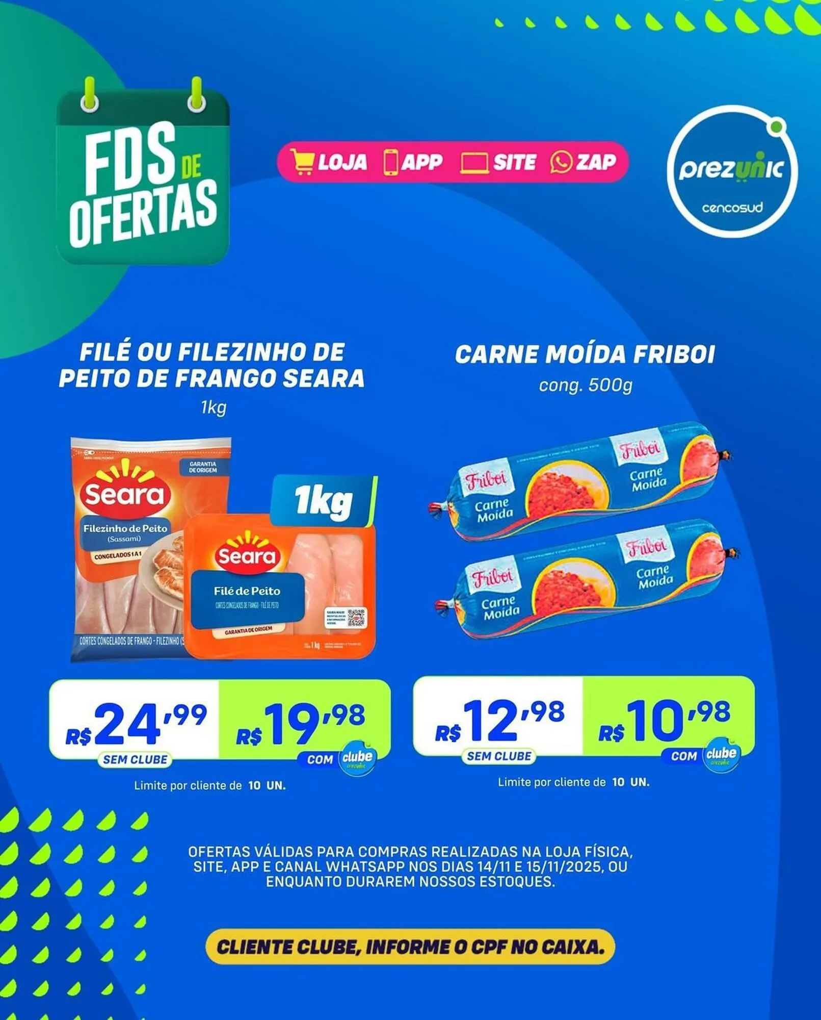 Encarte de Encarte Prezunic 14 de novembro até 15 de novembro 2025 - Pagina 2