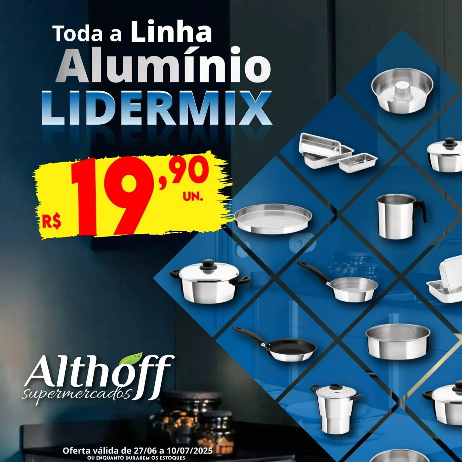 Encarte de Catálogo Althoff Supermercados 27 de junho até 10 de julho 2025 - Pagina 1