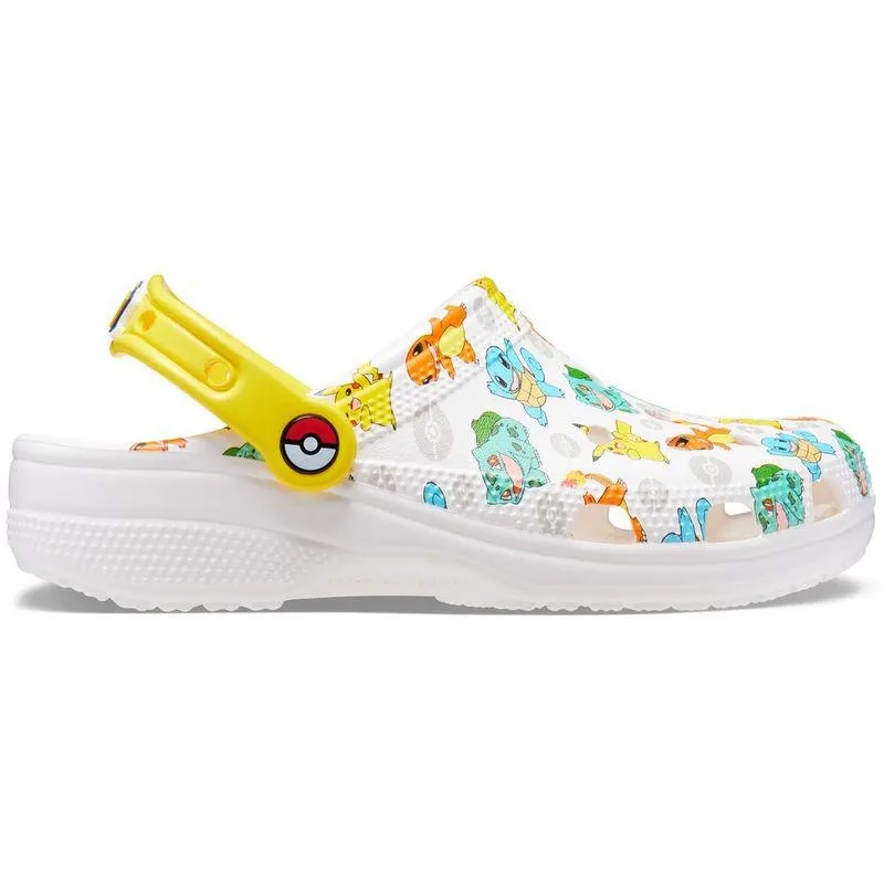 Sandália Crocs Classic Pokémon Clog 2 WHITE/MULTI