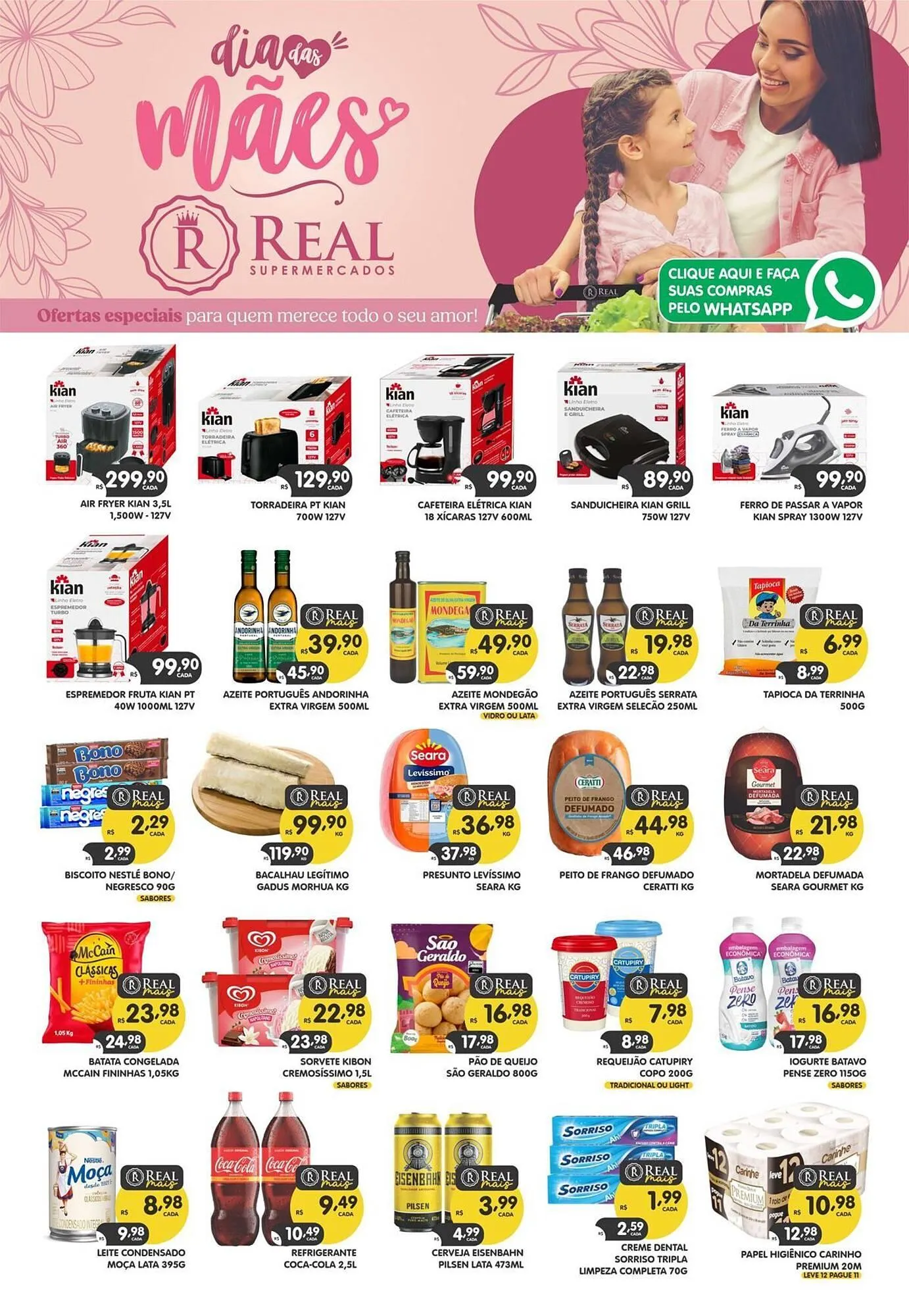 Encarte de Catálogo Supermercados Real 5 de maio até 15 de maio 2025 - Pagina 1