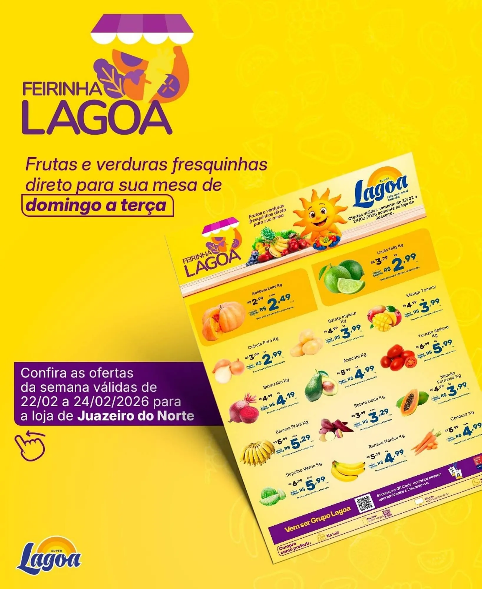 Encarte de Encarte Super Lagoa 23 de fevereiro até 24 de fevereiro 2026 - Pagina 1