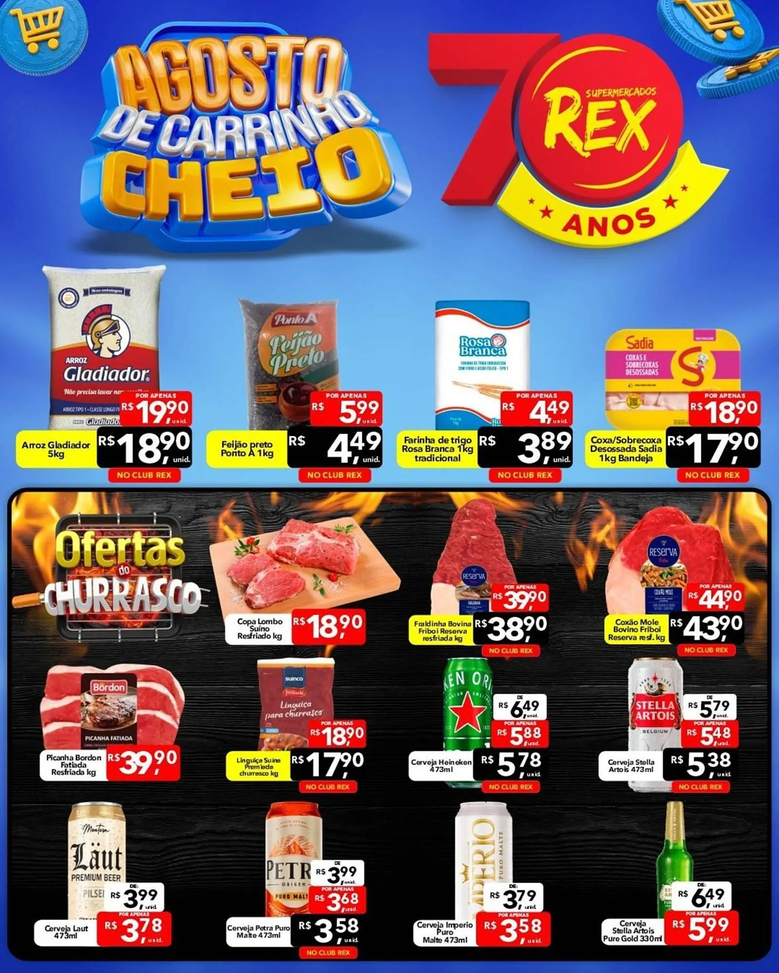 Encarte de Catálogo Supermercados Rex 15 de agosto até 20 de agosto 2025 - Pagina 7