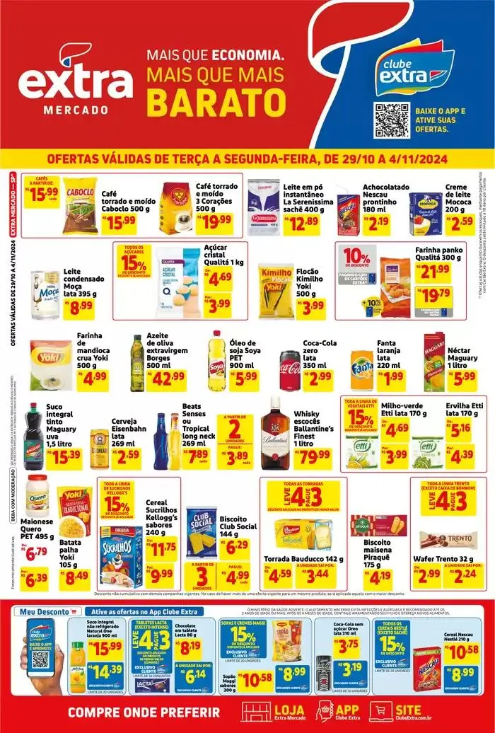 Encarte de Ofertas exclusivas para nossos clientes 29 de outubro até 4 de novembro 2024 - Pagina 1