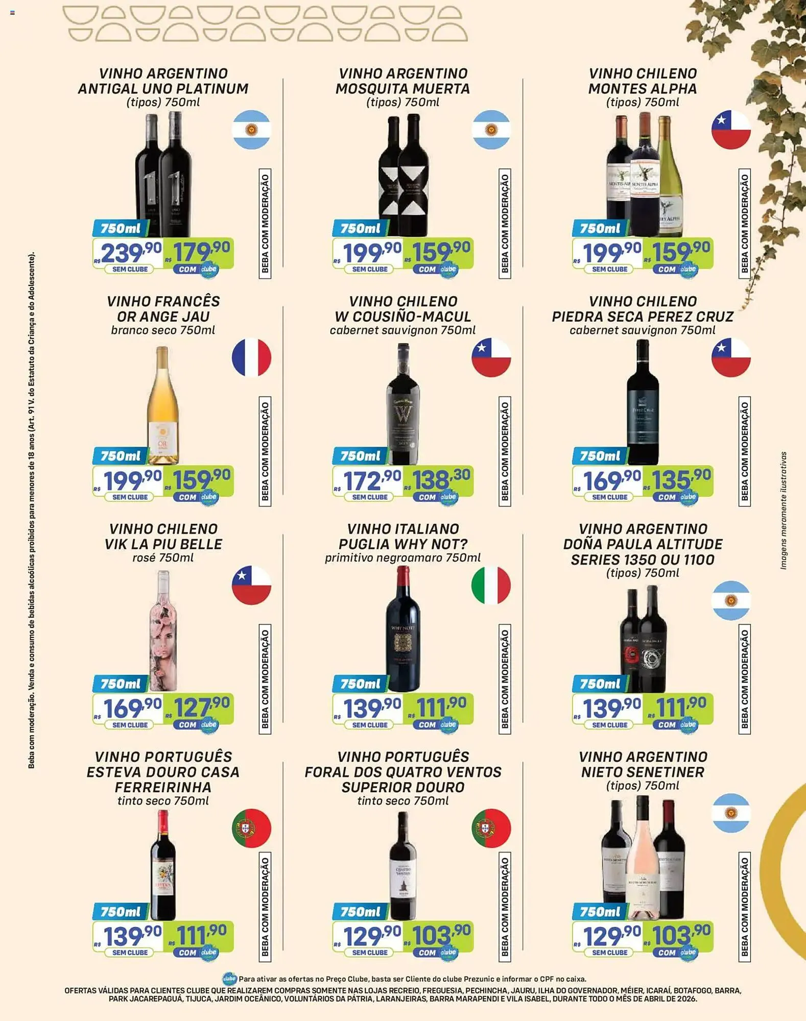 Encarte de Encarte Prezunic 1 de abril até 1 de maio 2026 - Pagina 3