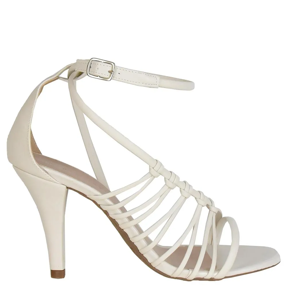 SANDALIA SALTO FINO TIRINHAS LATERAIS DI SANTINNI