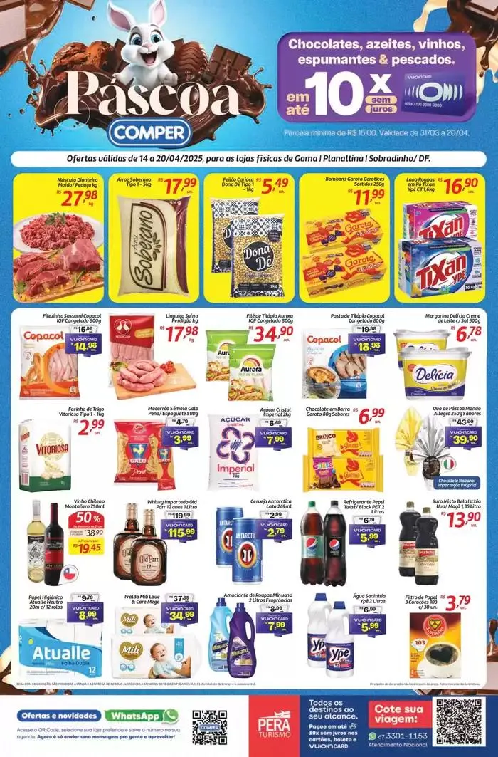 Encarte de Promoções especiais em andamento 14 de abril até 20 de abril 2025 - Pagina 1