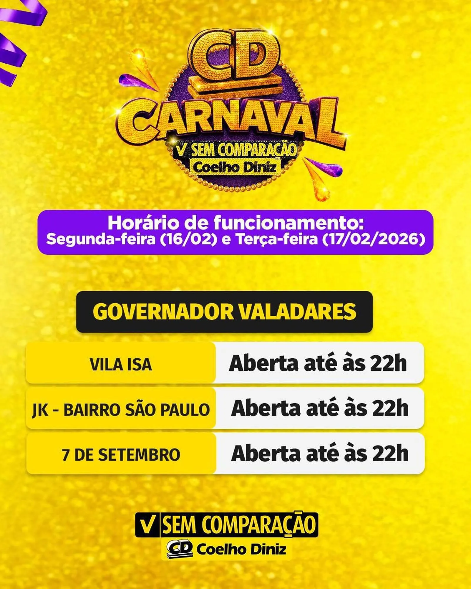 Encarte de Folheto Coelho Diniz 16 de fevereiro até 17 de fevereiro 2026 - Pagina 3