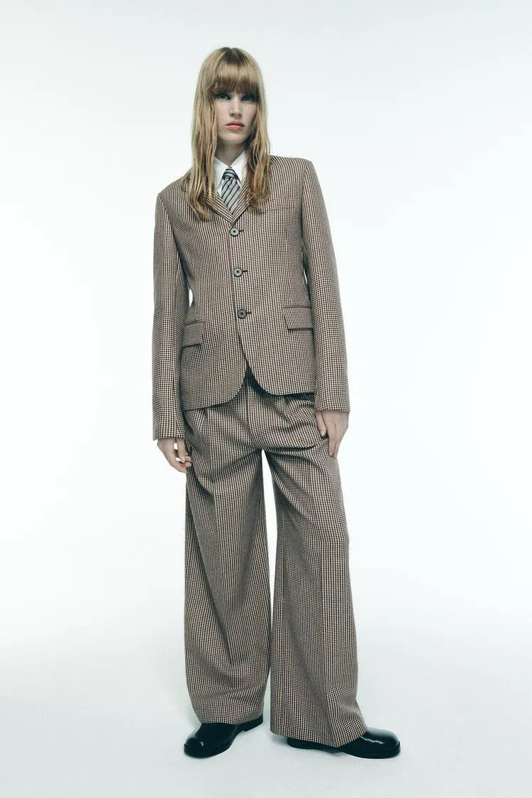 BLAZER RETO XADREZ ZW COLLECTION