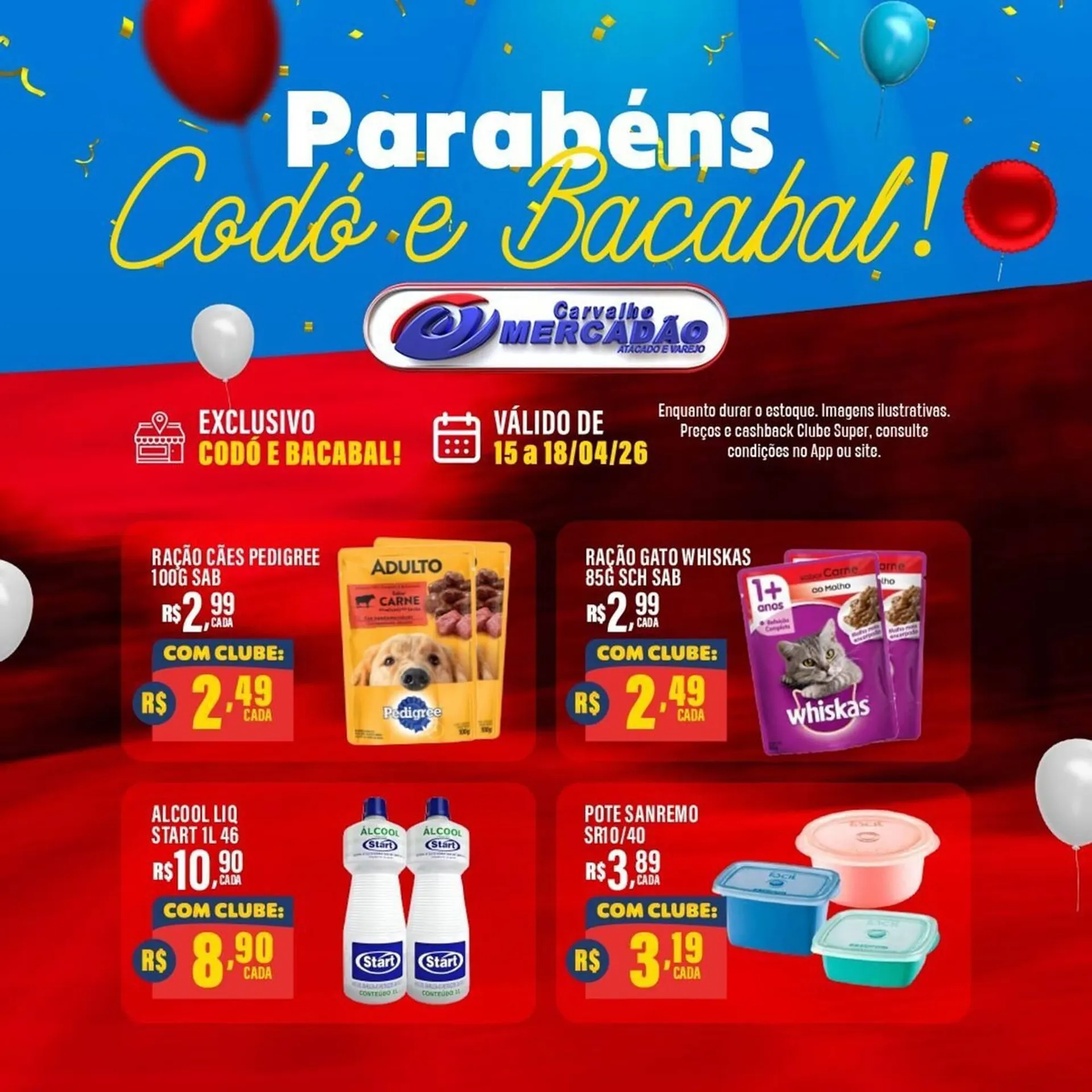 Encarte de Catálogo Carvalho Supermercado 15 de abril até 18 de abril 2026 - Pagina 9