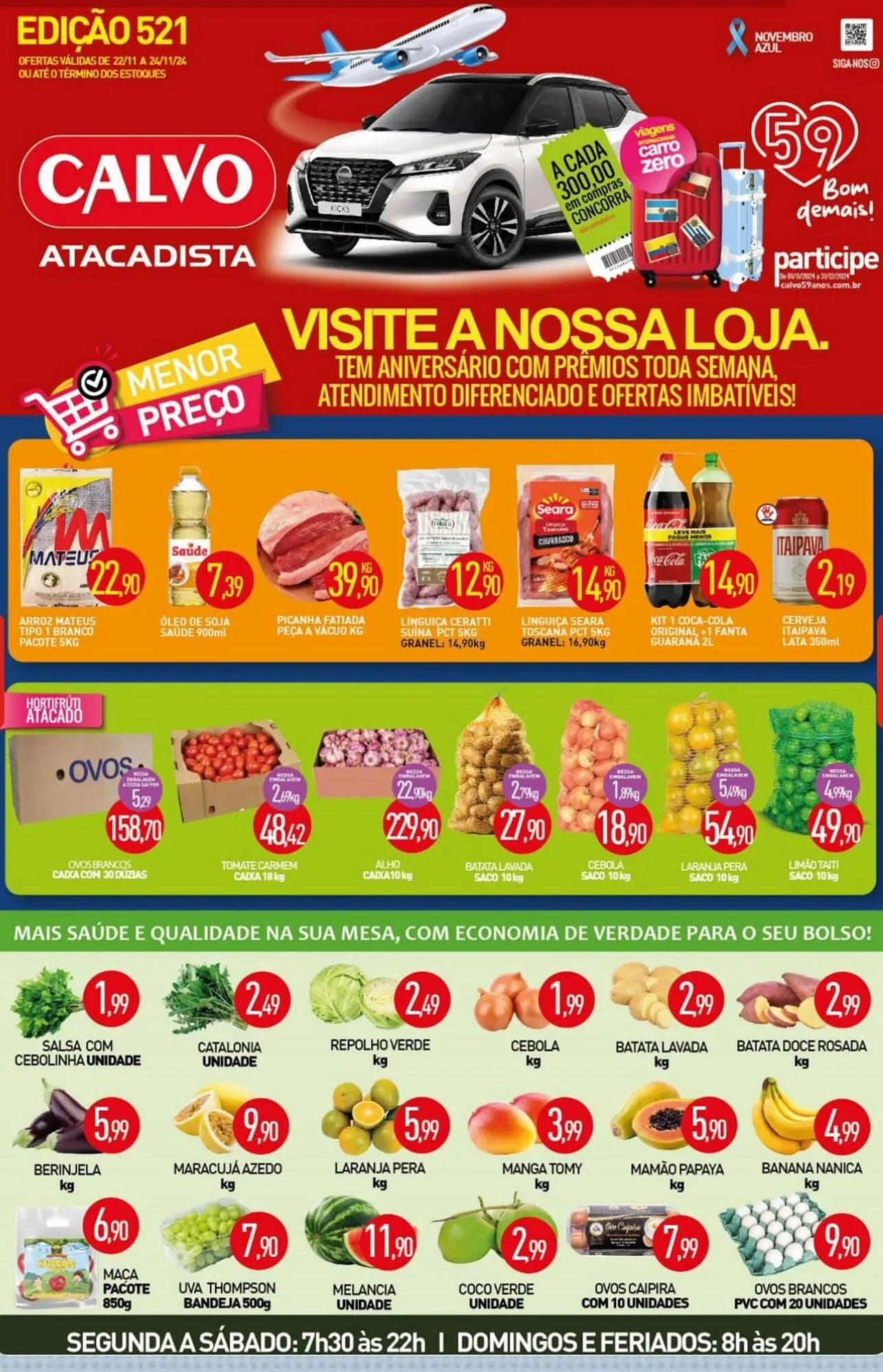 Encarte de Catálogo Calvo Atacadista 25 de novembro até 1 de dezembro 2024 - Pagina 1