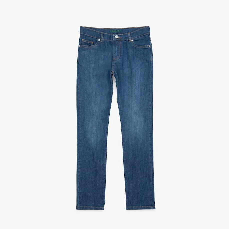 Calça jeans infantil com modelagem slim fit