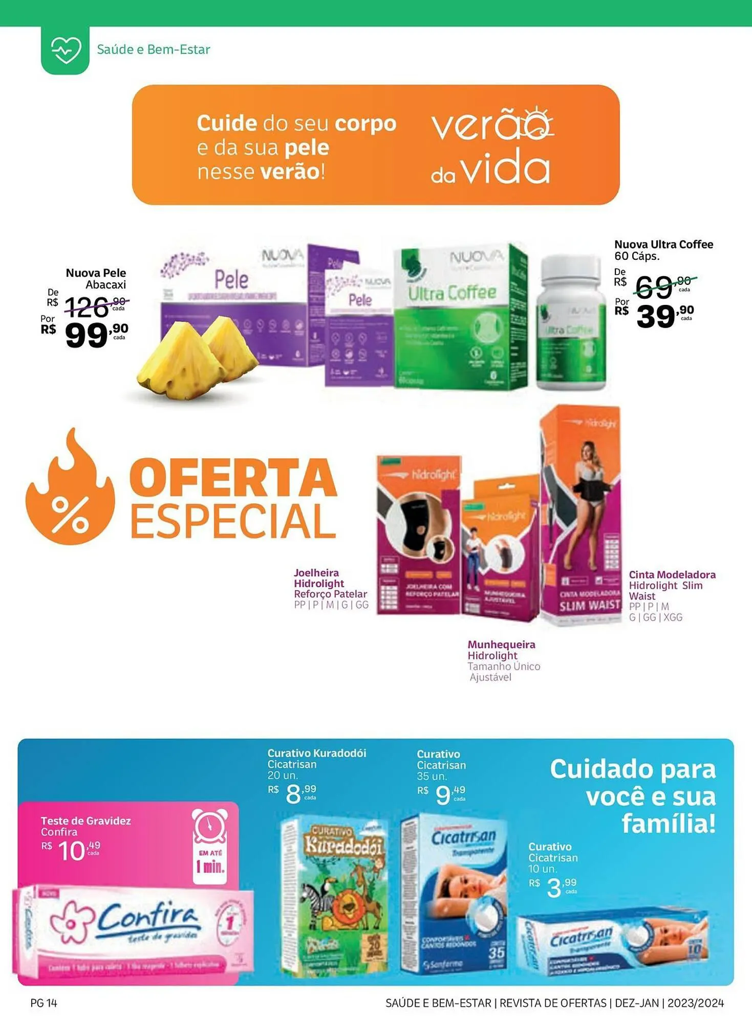 Encarte de Catálogo Vida Farmácias 4 de dezembro até 15 de janeiro 2024 - Pagina 14