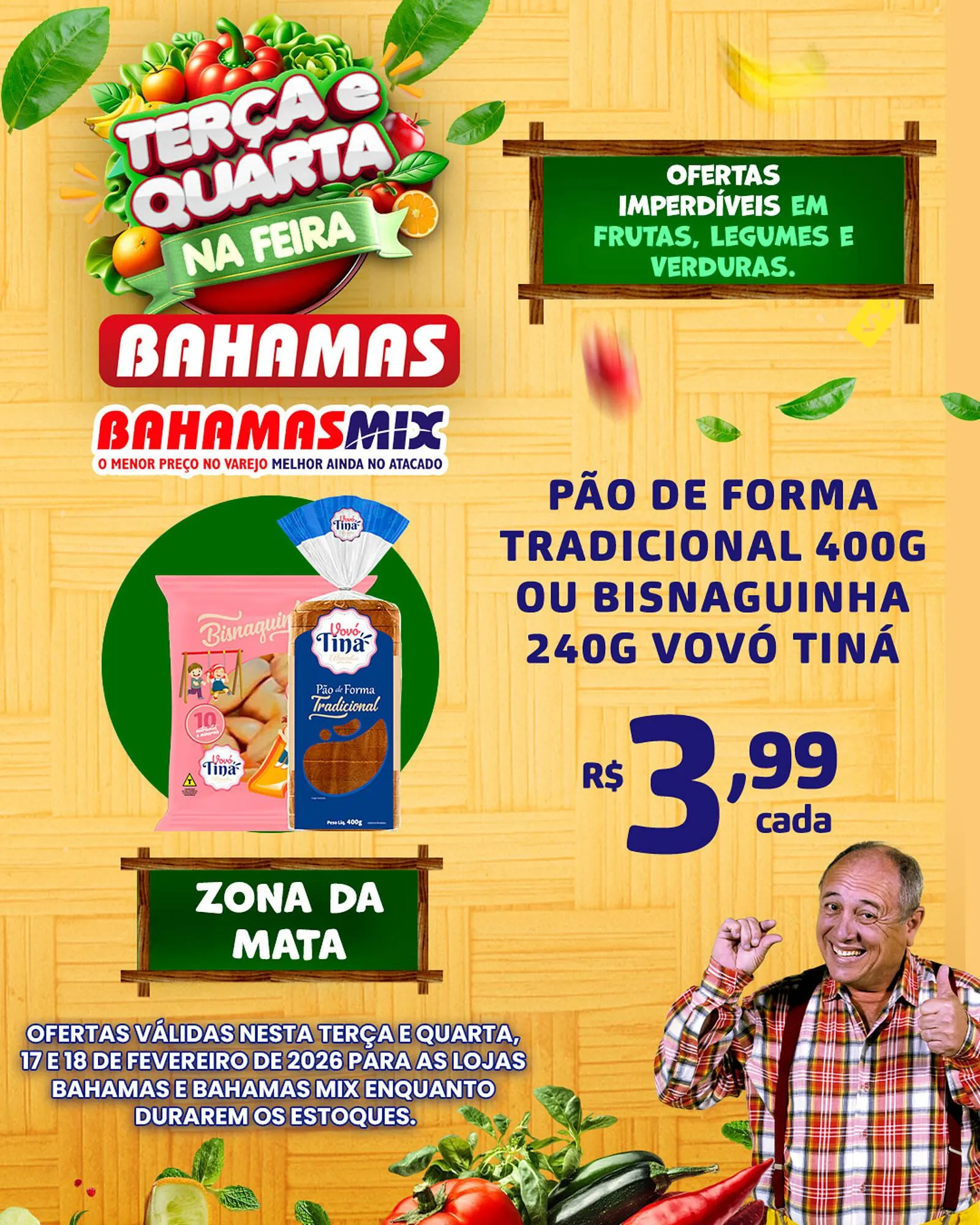 Encarte de Catálogo Bahamas Supermercados 17 de fevereiro até 18 de fevereiro 2026 - Pagina 5