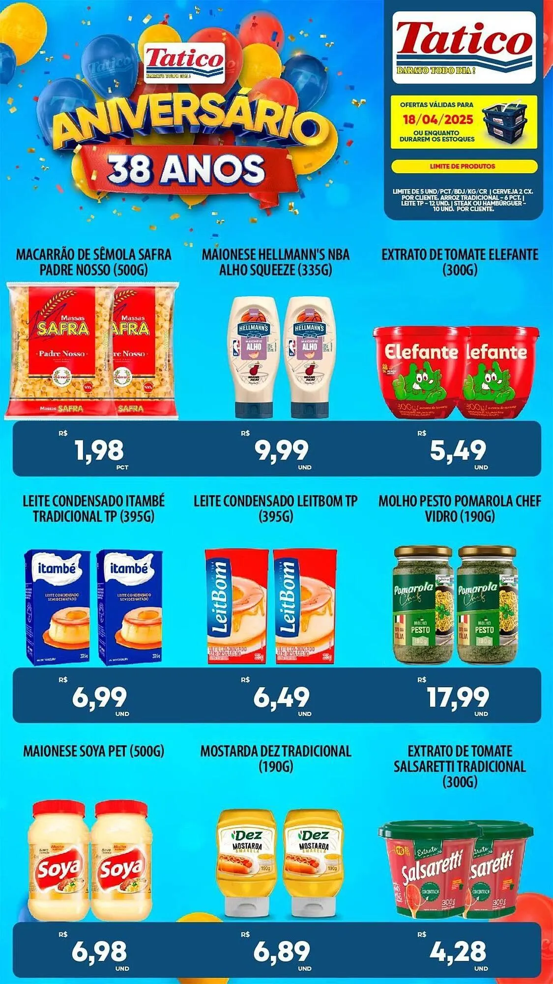 Encarte de Catálogo Tatico 18 de abril até 21 de abril 2025 - Pagina 5