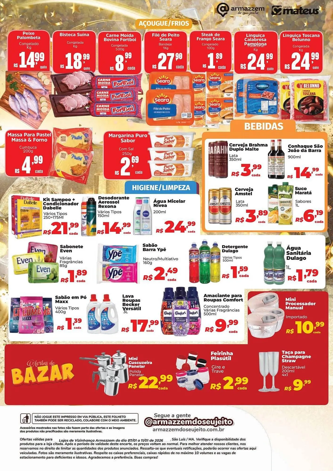 Encarte de Catálogo Supermercados Mateus 7 de janeiro até 11 de janeiro 2026 - Pagina 2