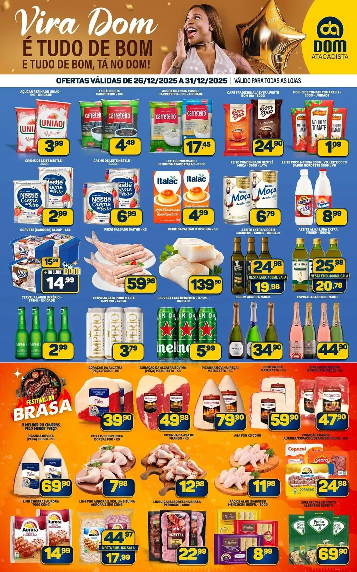 Encarte de Encarte Dom Atacadista 26 de dezembro até 31 de dezembro 2025 - Pagina 1