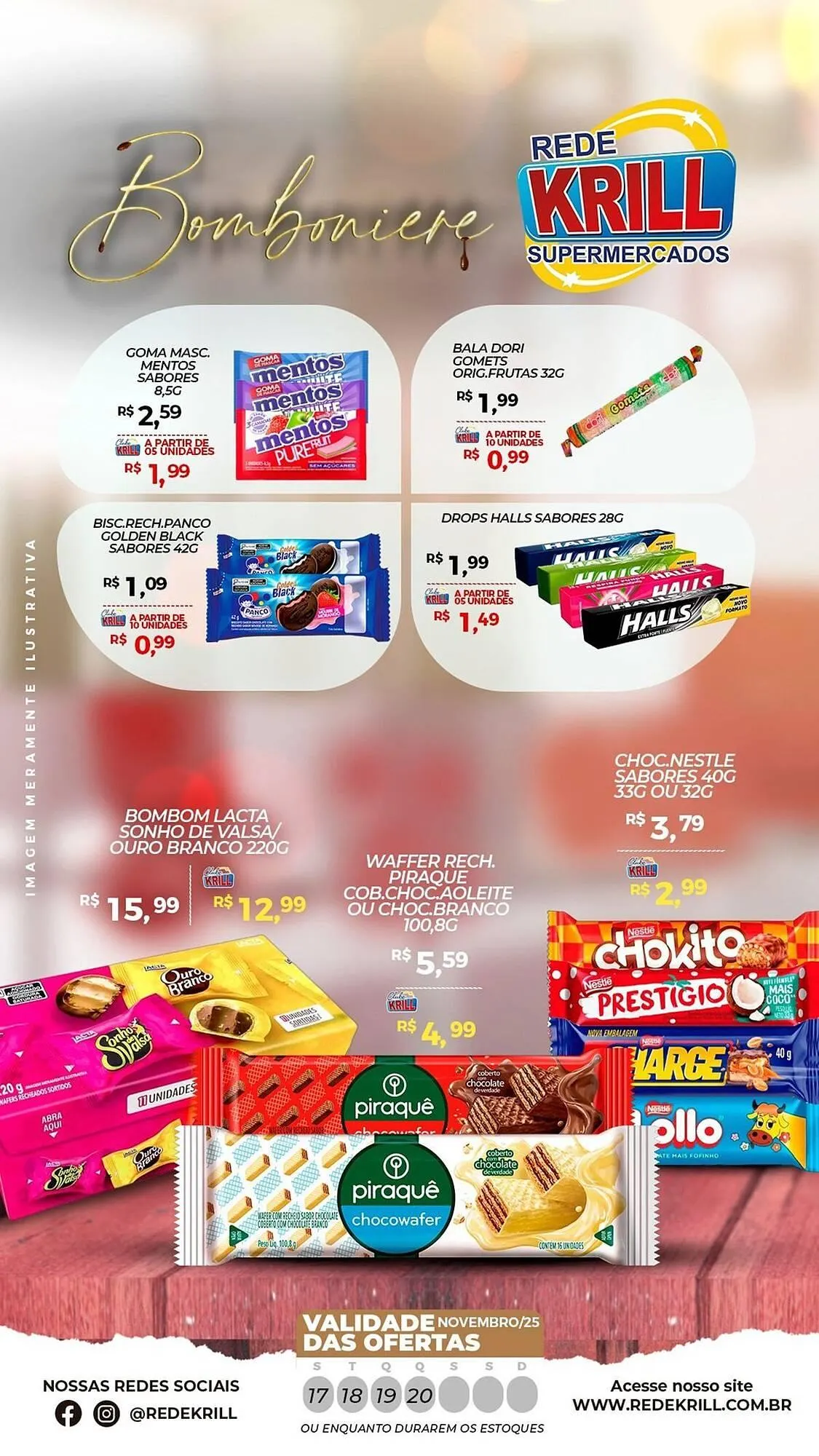 Encarte de Folheto Rede Krill 17 de novembro até 20 de novembro 2025 - Pagina 1